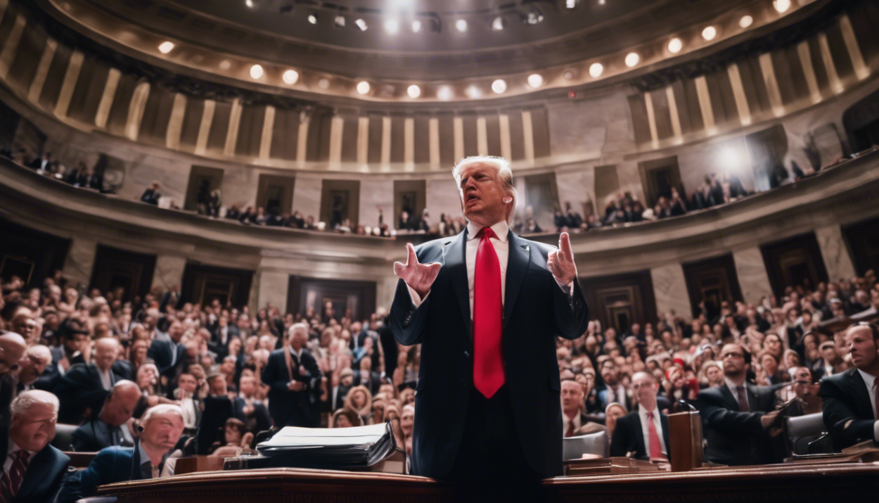 Trump al Congresso: focus su tariffe e economia stasera